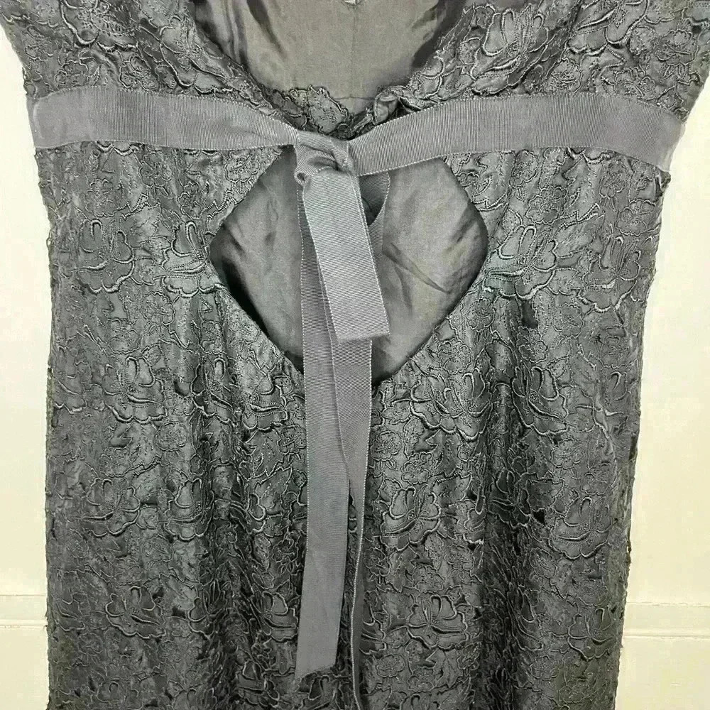 Women’s Silk, Lacey Nicole Miller Black Dress Size 8 - Picture 12 of 16